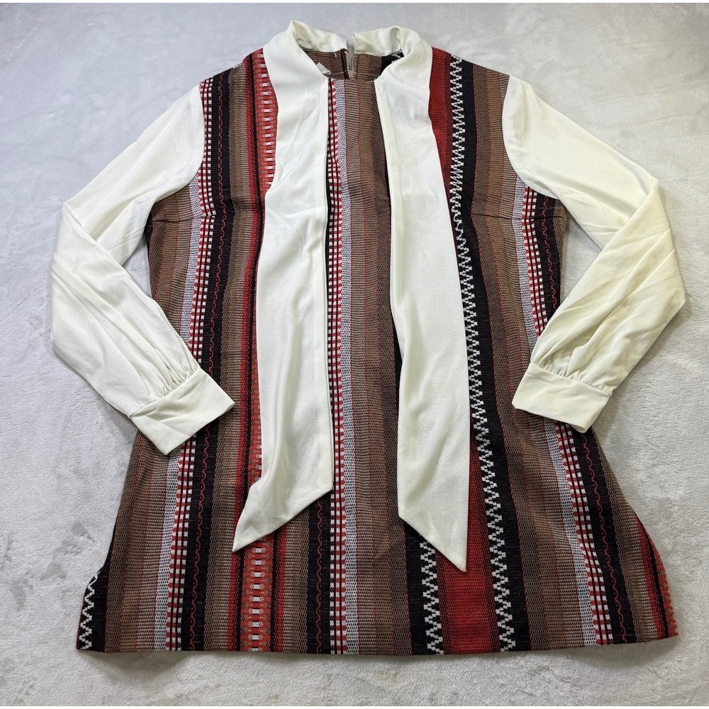 Vintage 70s  Georgia Griffin Miami Mod Dress Disco Retro